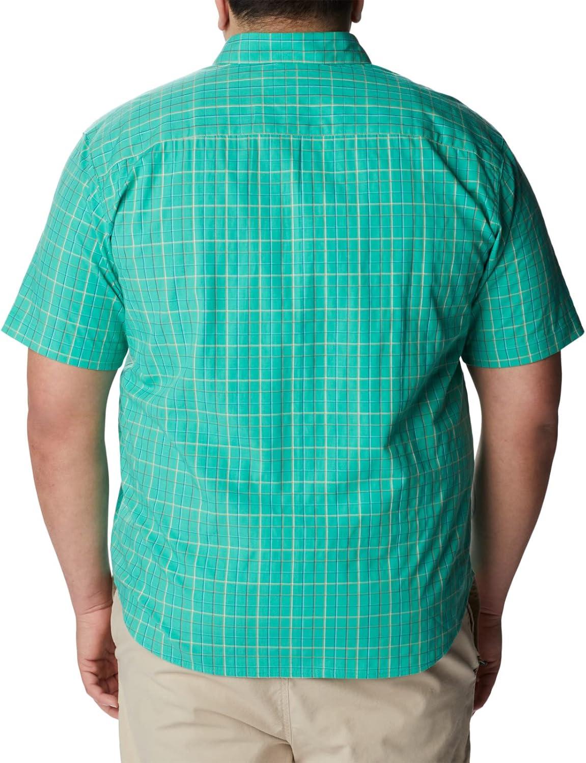 imageColumbia Mens Rapid Rivers II Short Sleeve ShirtElectric Turquoise Grid