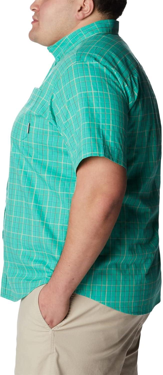imageColumbia Mens Rapid Rivers II Short Sleeve ShirtElectric Turquoise Grid