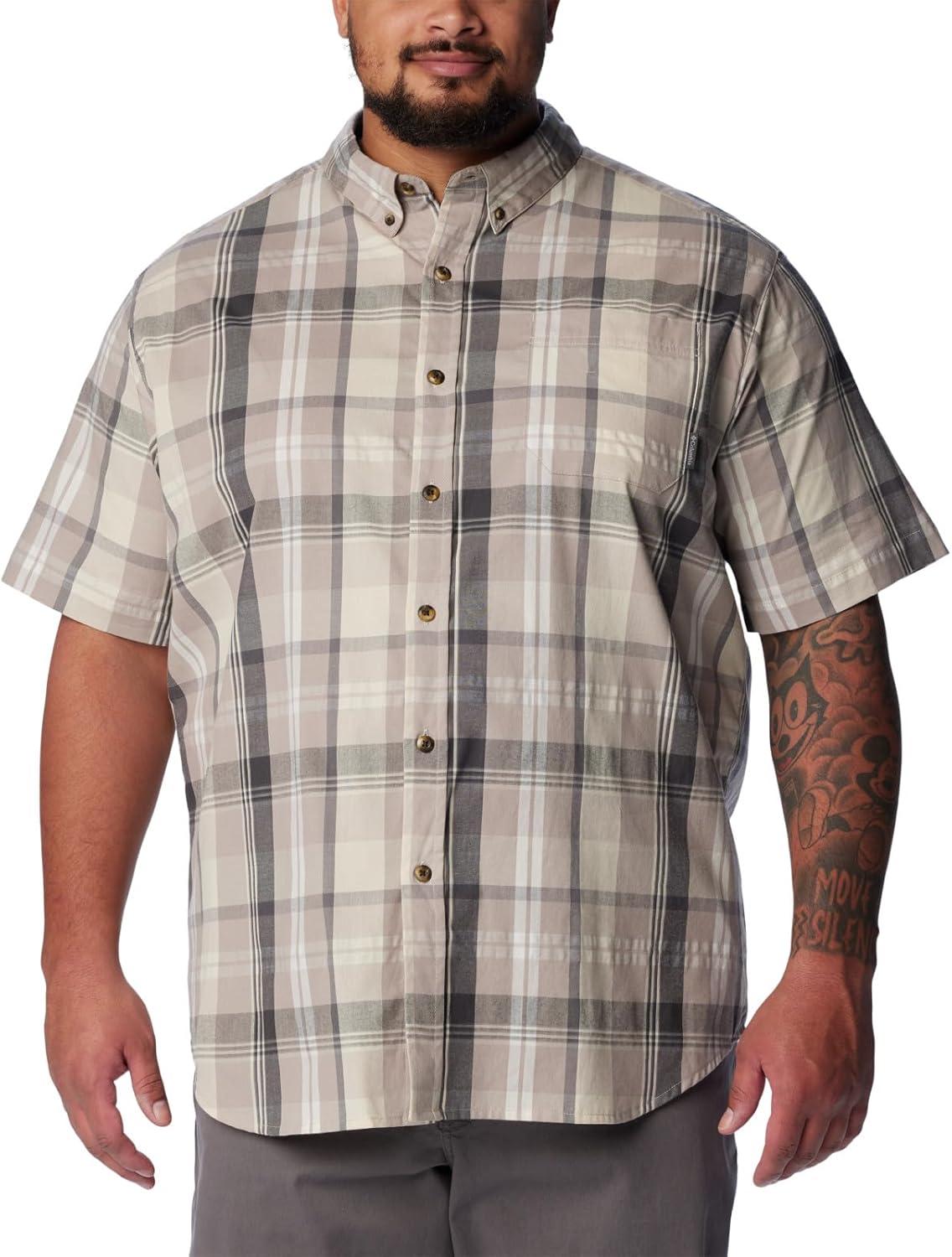 imageColumbia Mens Rapid Rivers II Short Sleeve ShirtFlint Grey Multi Plaid