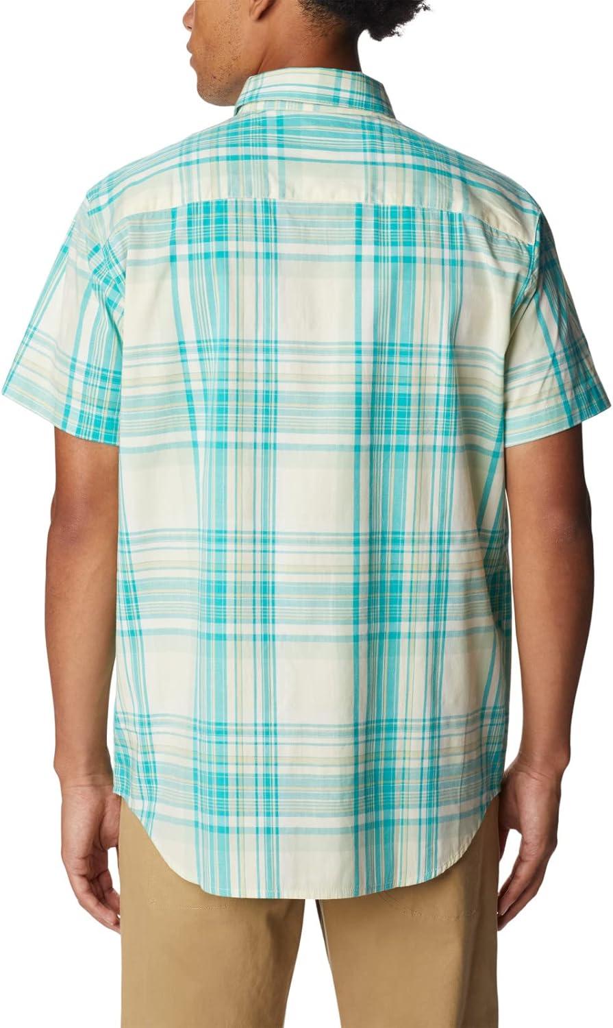 imageColumbia Mens Rapid Rivers II Short Sleeve ShirtIce Green Multi Plaid