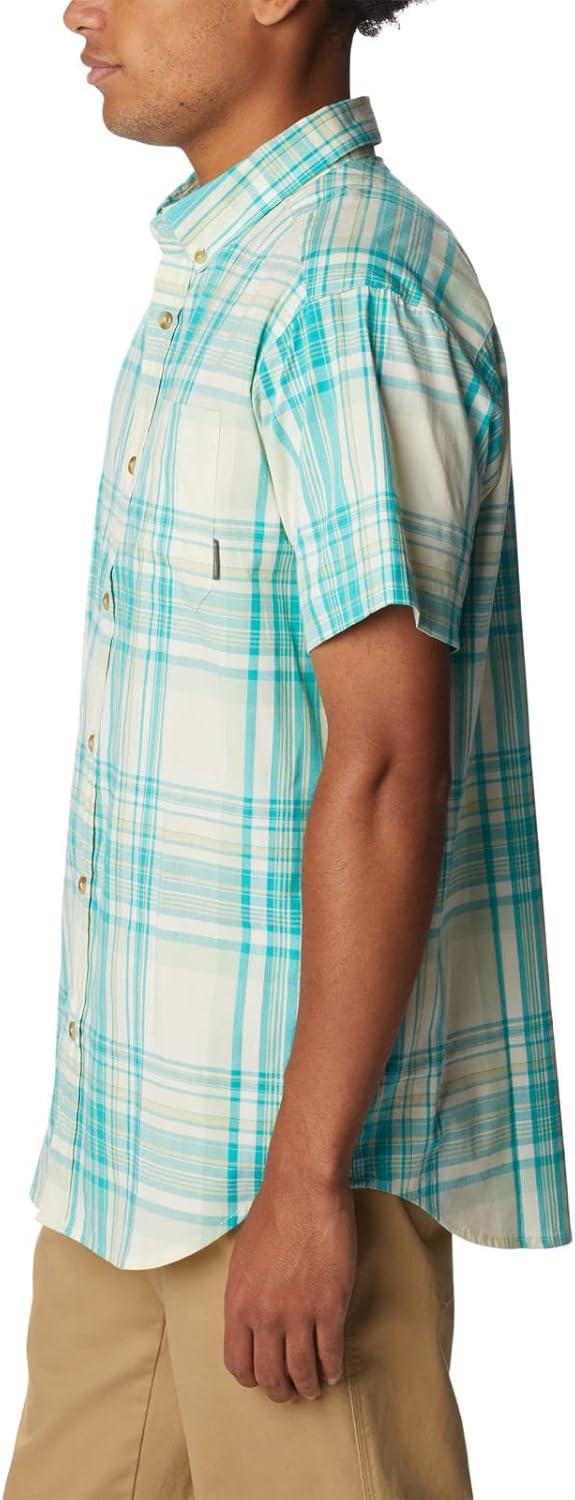 imageColumbia Mens Rapid Rivers II Short Sleeve ShirtIce Green Multi Plaid