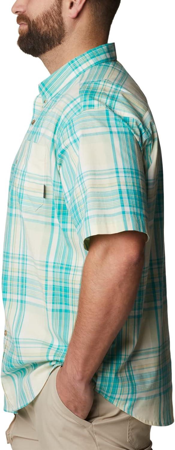 imageColumbia Mens Rapid Rivers II Short Sleeve ShirtIce Green Multi Plaid