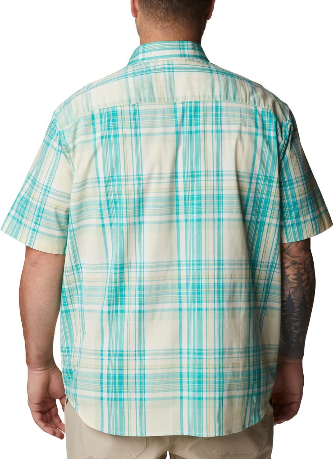 imageColumbia Mens Rapid Rivers II Short Sleeve ShirtIce Green Multi Plaid