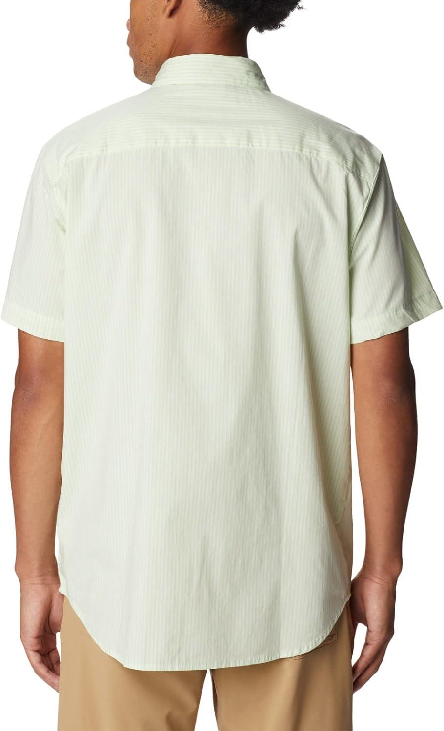 imageColumbia Mens Rapid Rivers II Short Sleeve ShirtIce Green Stripe