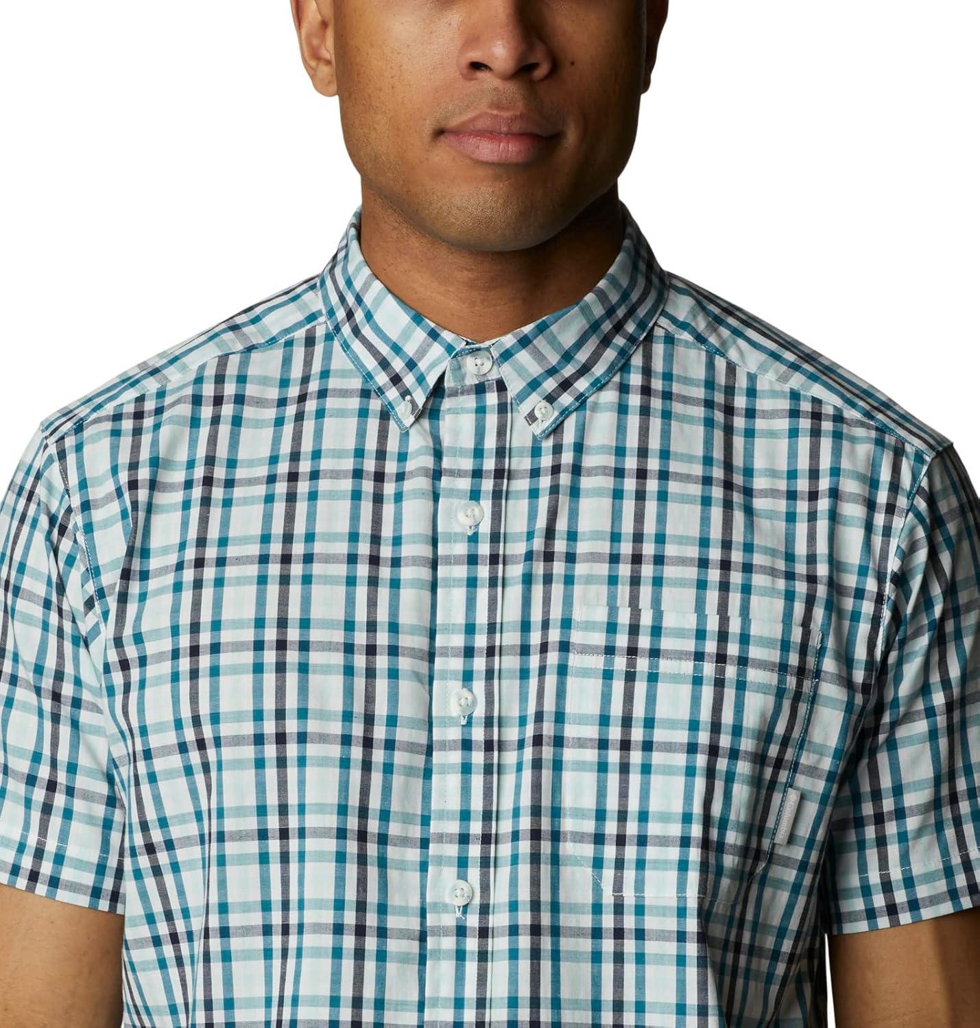 imageColumbia Mens Rapid Rivers II Short Sleeve ShirtIcy Morn Everyday Gingham