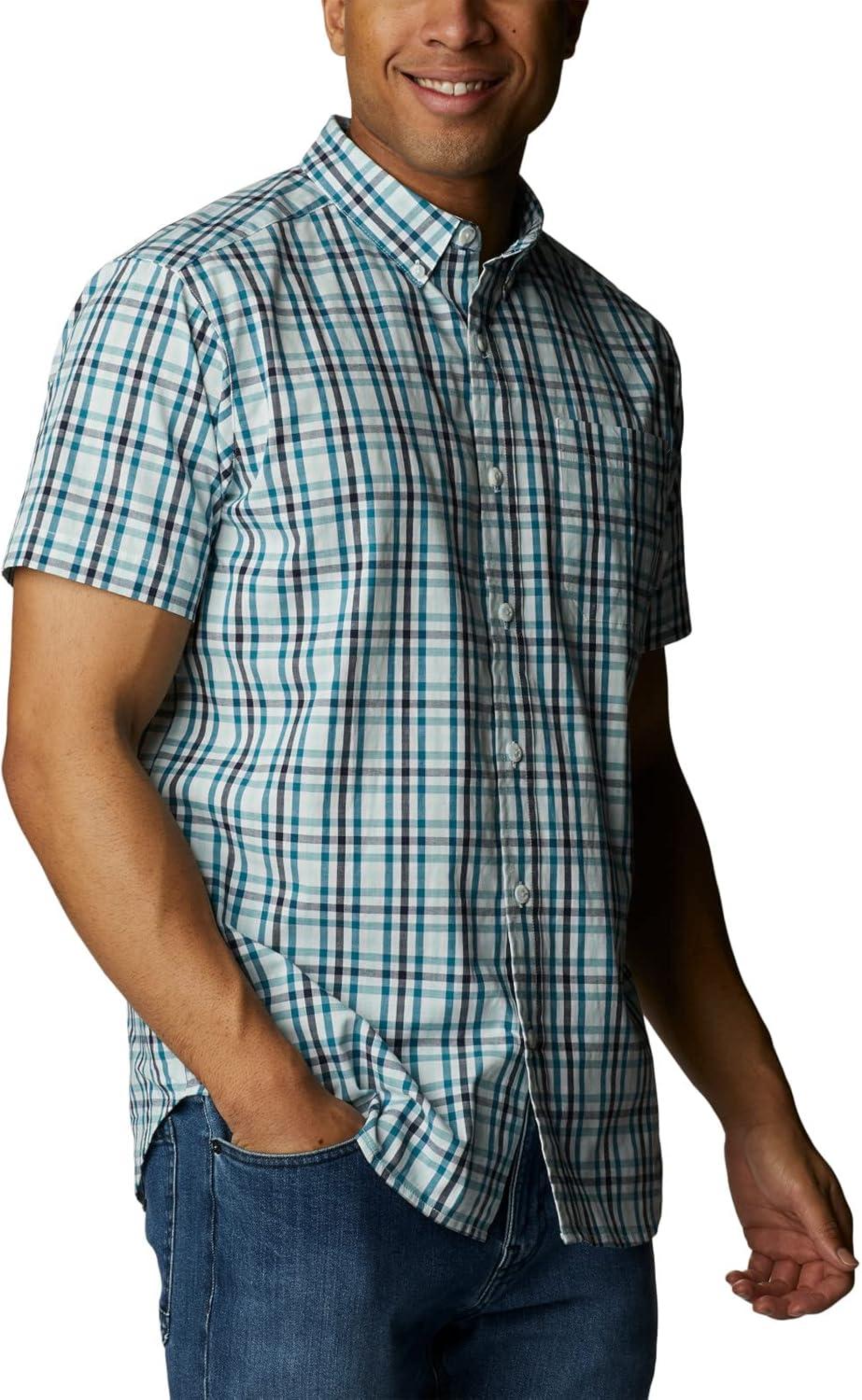 imageColumbia Mens Rapid Rivers II Short Sleeve ShirtIcy Morn Everyday Gingham