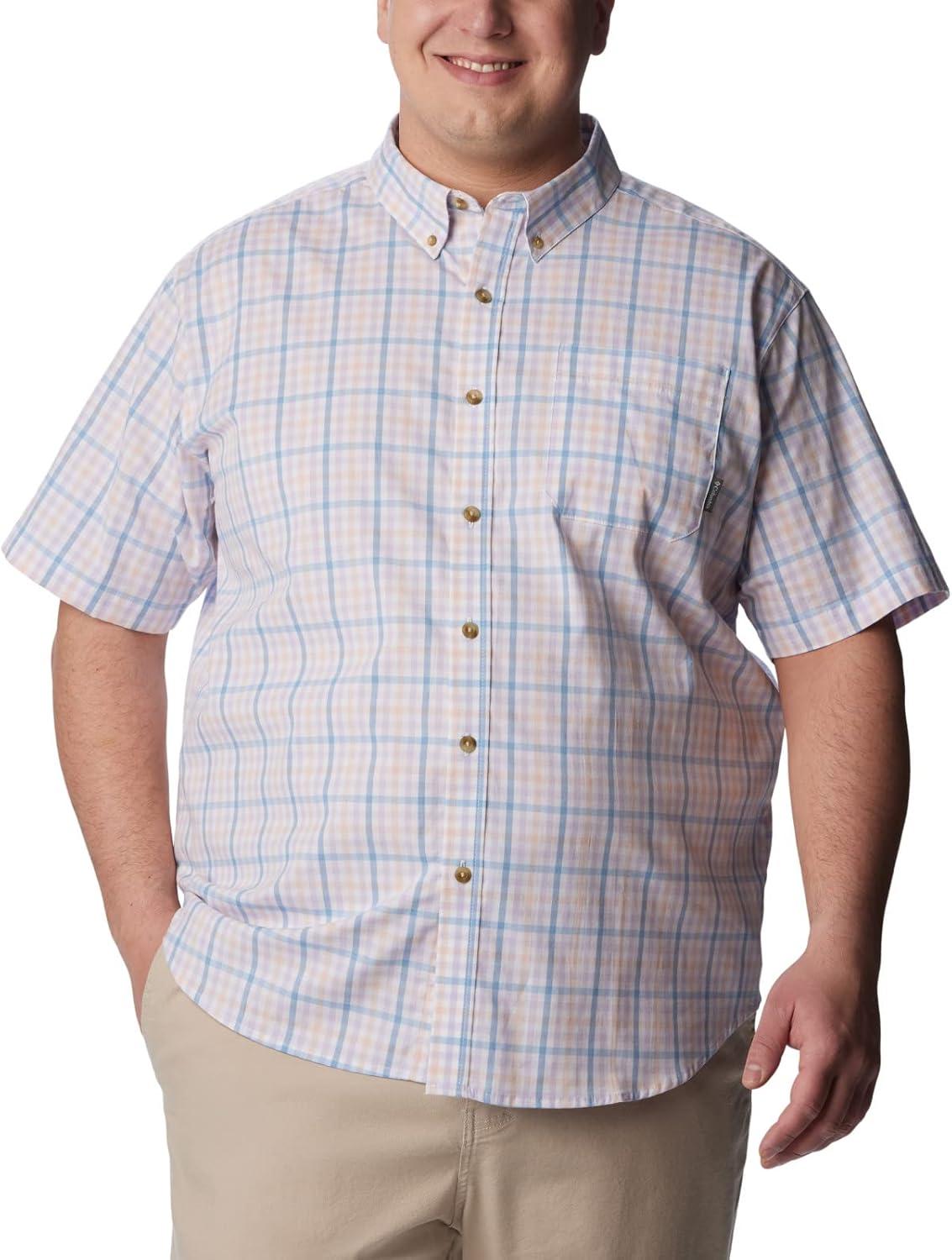 imageColumbia Mens Rapid Rivers II Short Sleeve ShirtJet Stream Multi Gingham