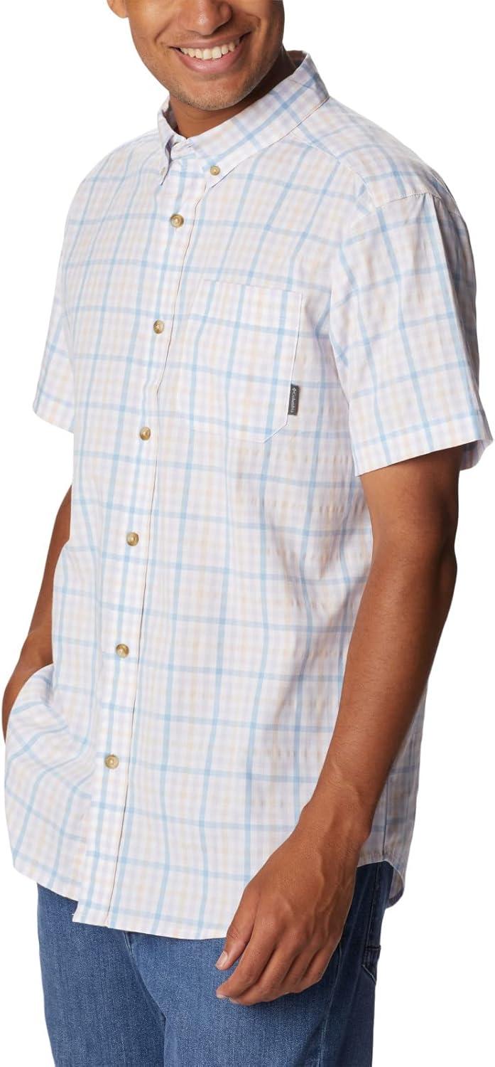 imageColumbia Mens Rapid Rivers II Short Sleeve ShirtJet Stream Multi Gingham