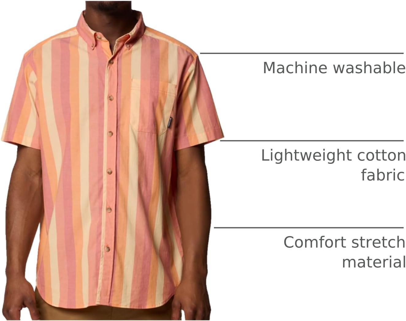 imageColumbia Mens Rapid Rivers II Short Sleeve ShirtKoi Wide Stripe