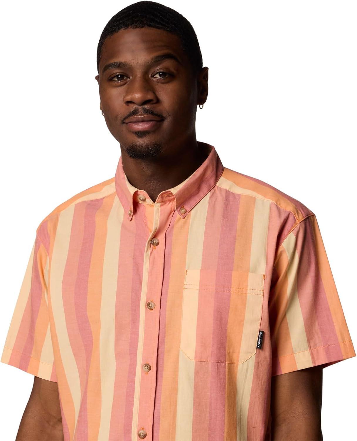 imageColumbia Mens Rapid Rivers II Short Sleeve ShirtKoi Wide Stripe