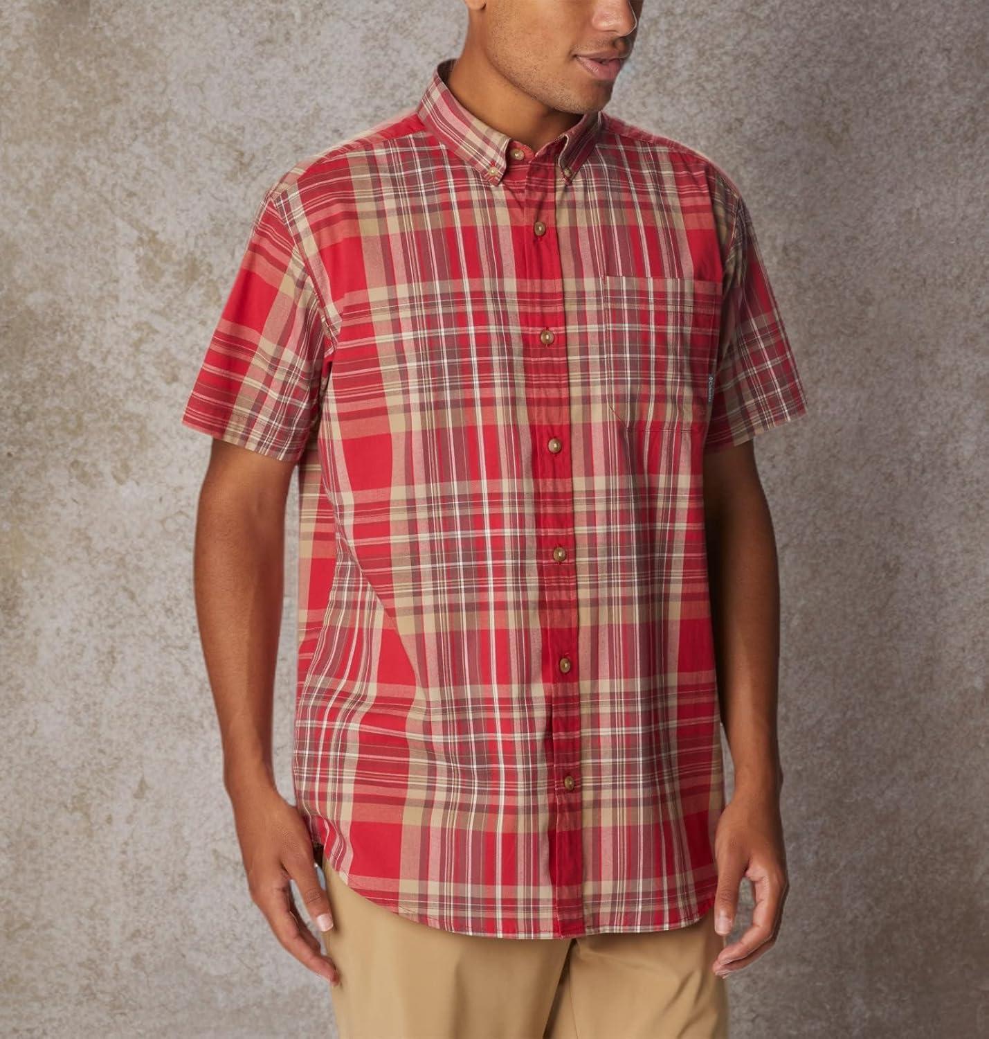 imageColumbia Mens Rapid Rivers II Short Sleeve ShirtMountain Red Multi