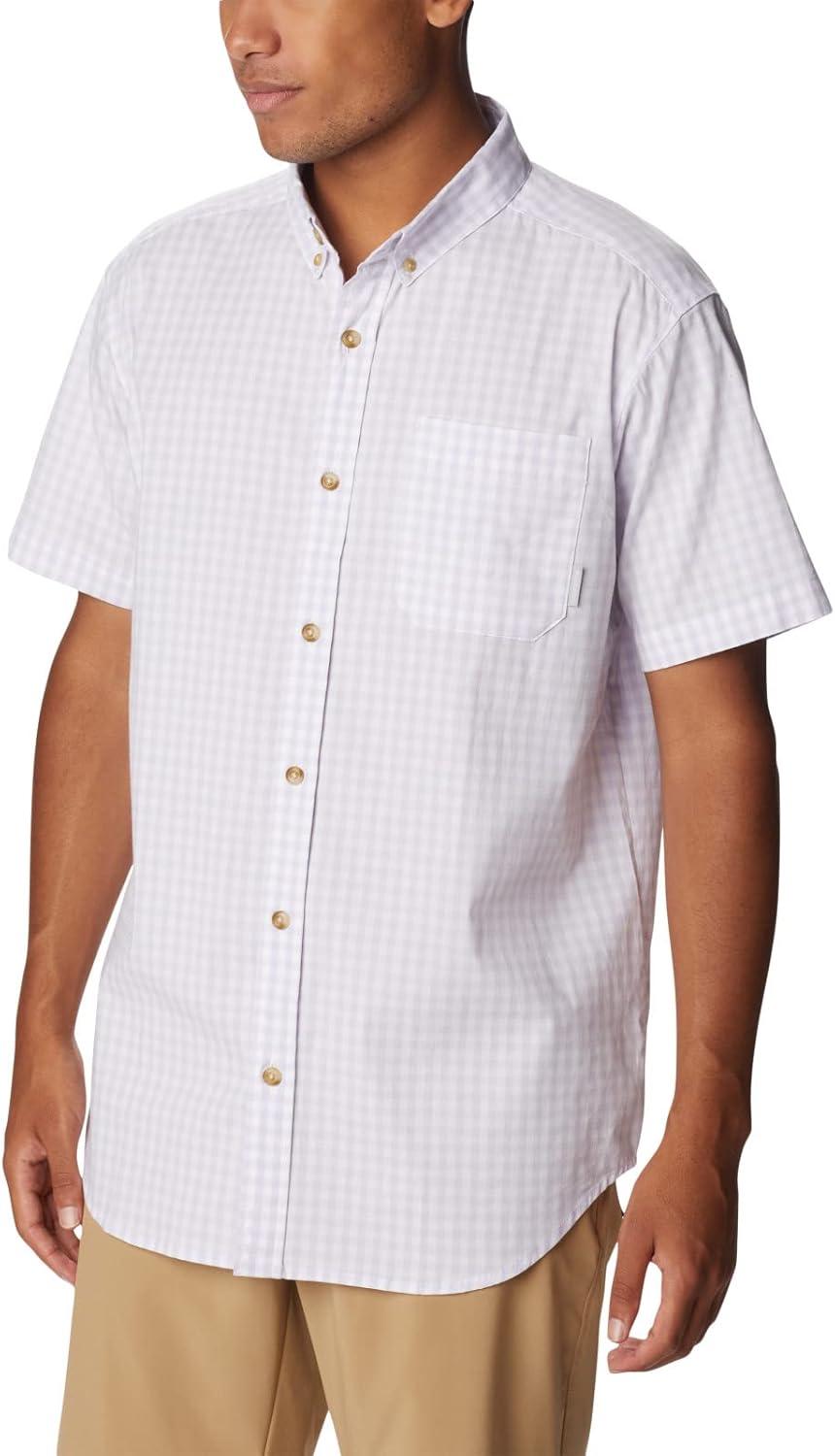imageColumbia Mens Rapid Rivers II Short Sleeve ShirtPurple Tint Gingham