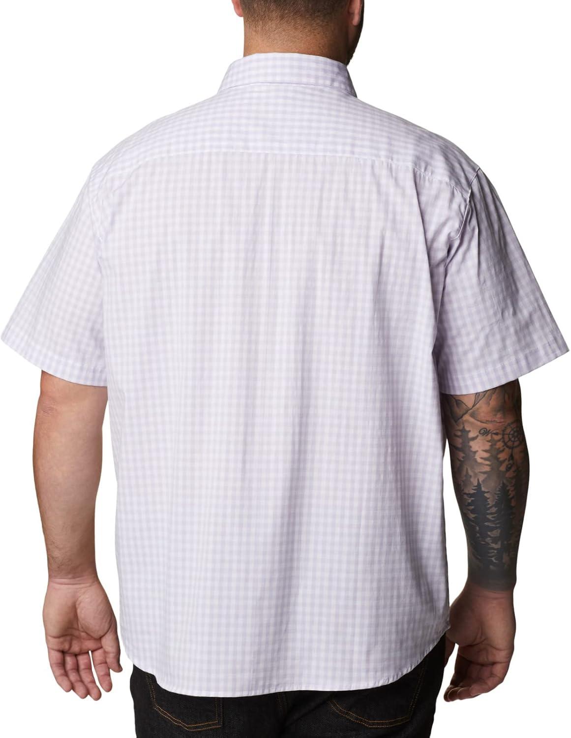 imageColumbia Mens Rapid Rivers II Short Sleeve ShirtPurple Tint Gingham