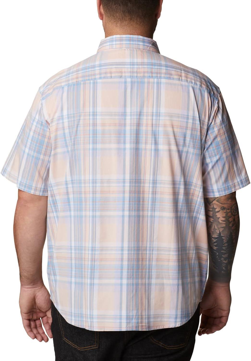 imageColumbia Mens Rapid Rivers II Short Sleeve ShirtPurple Tint Multi Plaid