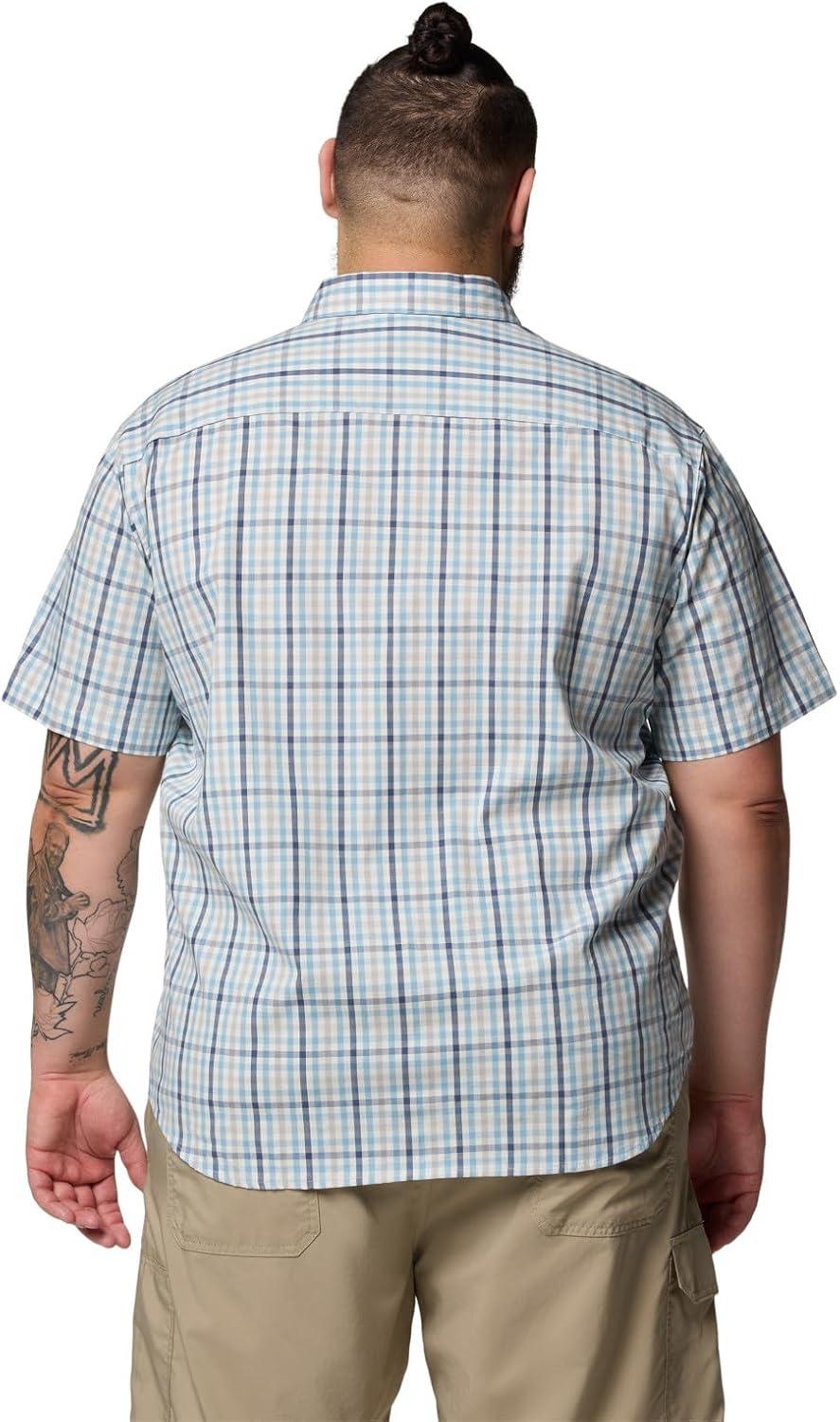 imageColumbia Mens Rapid Rivers II Short Sleeve ShirtRipple Blue Multi Gingham