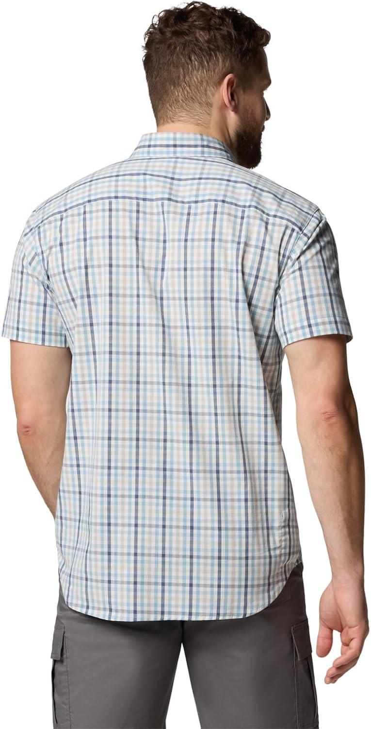 imageColumbia Mens Rapid Rivers II Short Sleeve ShirtRipple Blue Multi Gingham