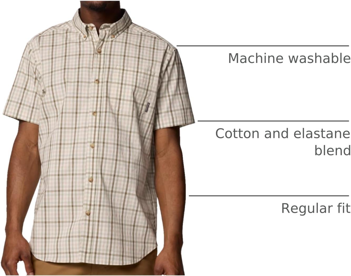 imageColumbia Mens Rapid Rivers II Short Sleeve ShirtSafari Multi Gingham