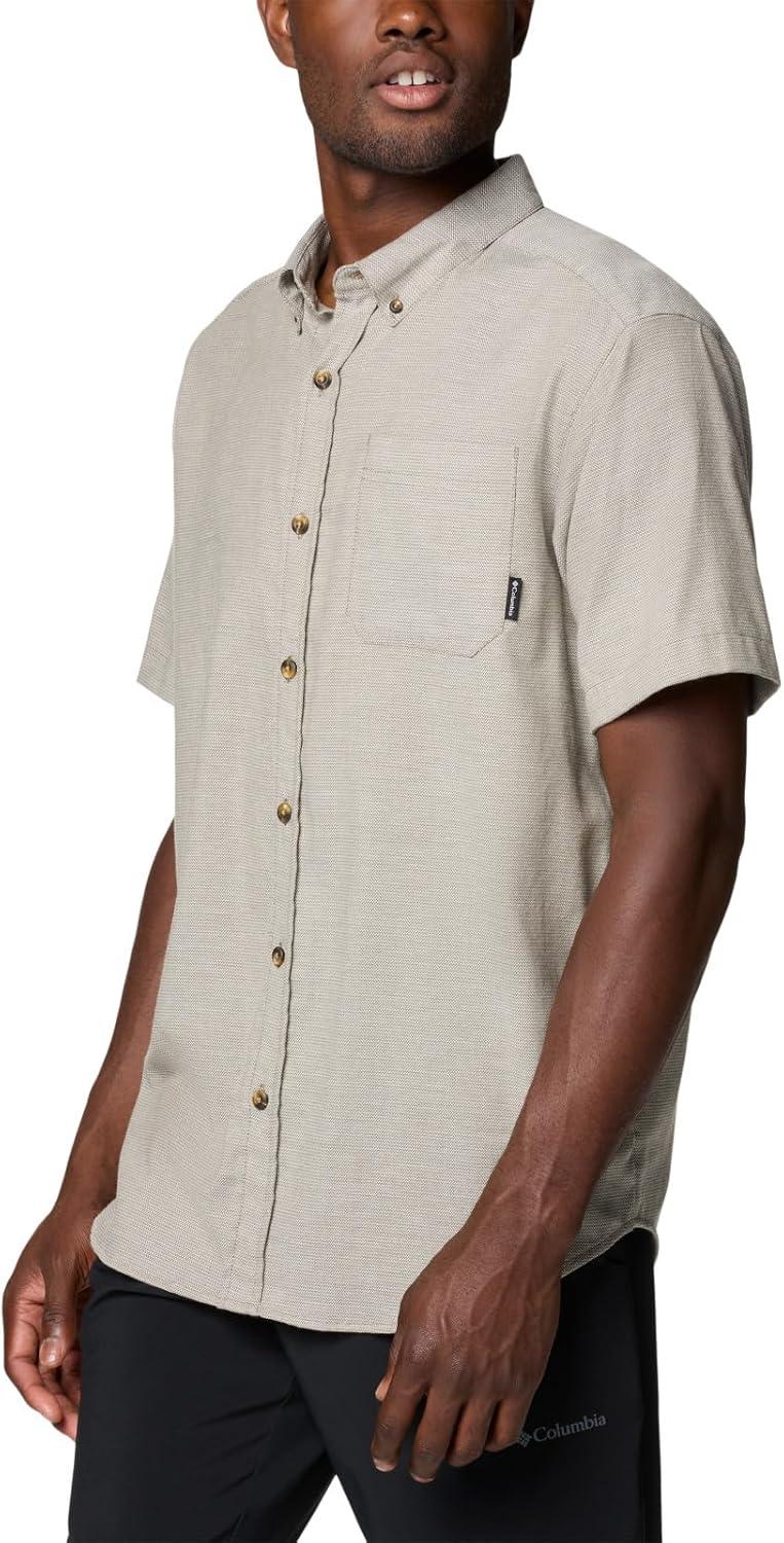 imageColumbia Mens Rapid Rivers II Short Sleeve ShirtStone Green Oxford