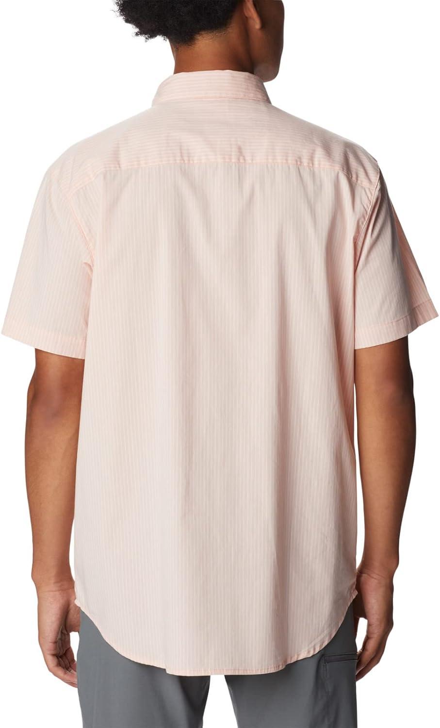 imageColumbia Mens Rapid Rivers II Short Sleeve ShirtSummer Peach Stripe