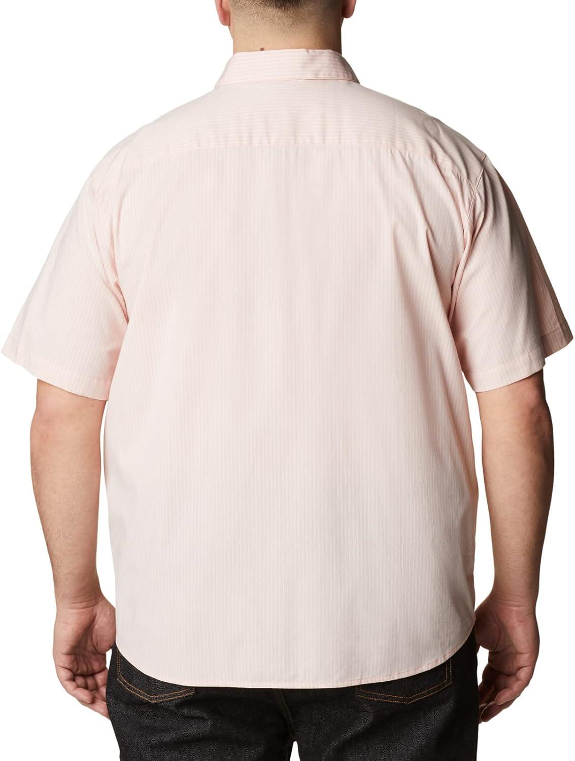 imageColumbia Mens Rapid Rivers II Short Sleeve ShirtSummer Peach Stripe