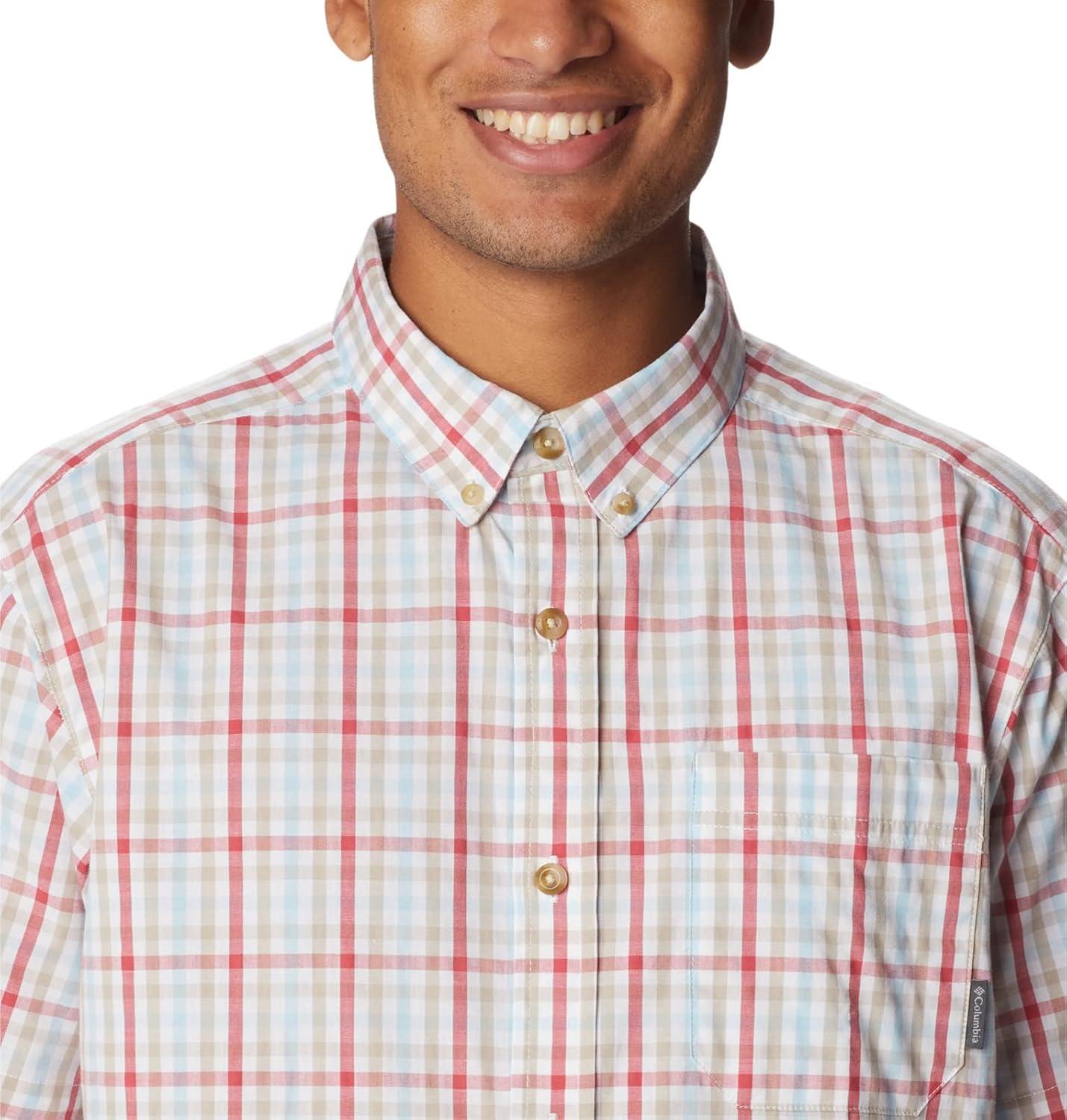 imageColumbia Mens Rapid Rivers II Short Sleeve ShirtSunset Red Multi Gingham