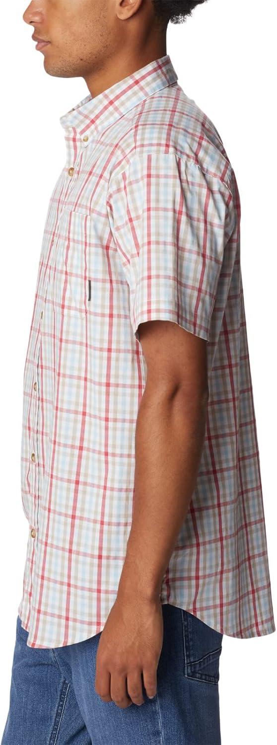 imageColumbia Mens Rapid Rivers II Short Sleeve ShirtSunset Red Multi Gingham
