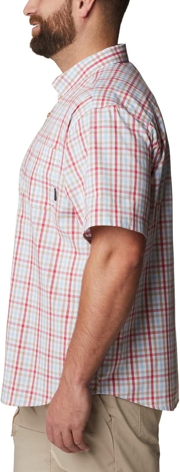 imageColumbia Mens Rapid Rivers II Short Sleeve ShirtSunset Red Multi Gingham