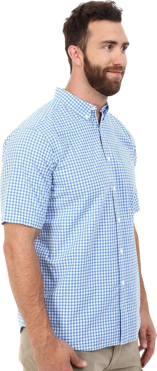 imageColumbia Mens Rapid Rivers II Short Sleeve ShirtSuper Blue Small Plaid
