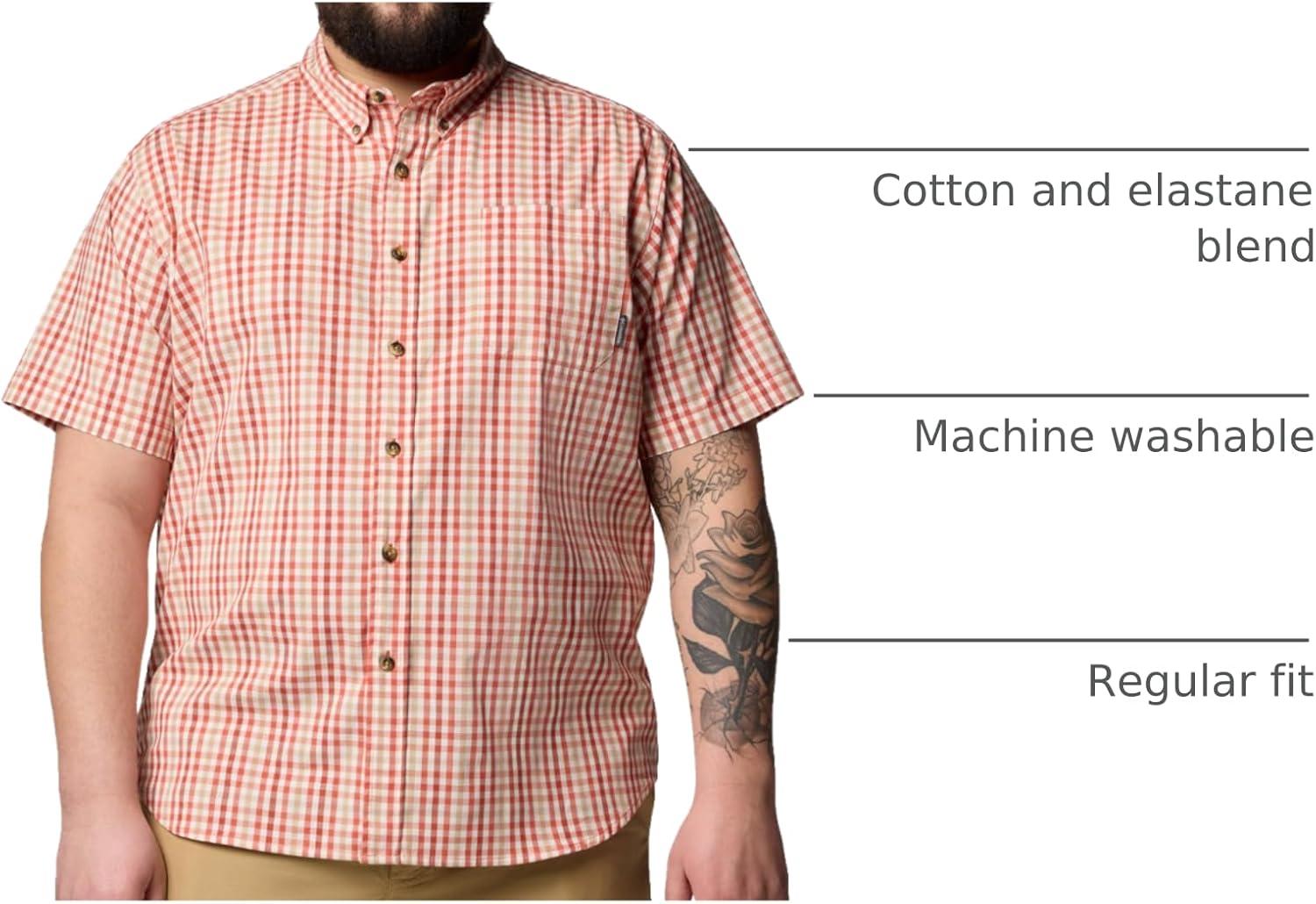 imageColumbia Mens Rapid Rivers II Short Sleeve ShirtTuscan Multi Gingham
