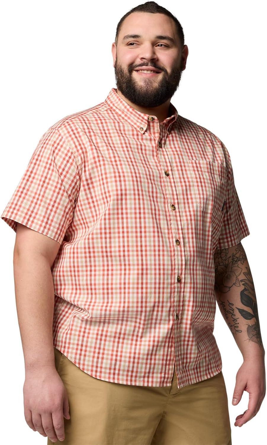 imageColumbia Mens Rapid Rivers II Short Sleeve ShirtTuscan Multi Gingham
