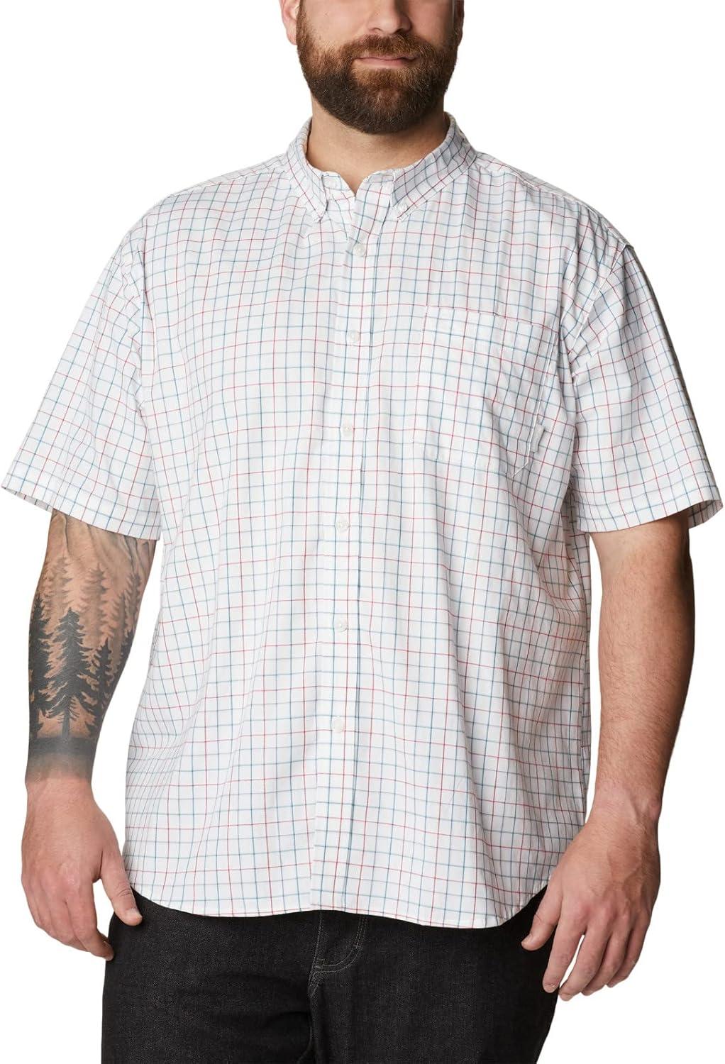 imageColumbia Mens Rapid Rivers II Short Sleeve ShirtWhite Grid