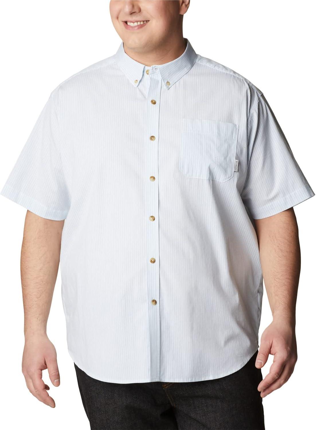 imageColumbia Mens Rapid Rivers II Short Sleeve ShirtWhite Stripe