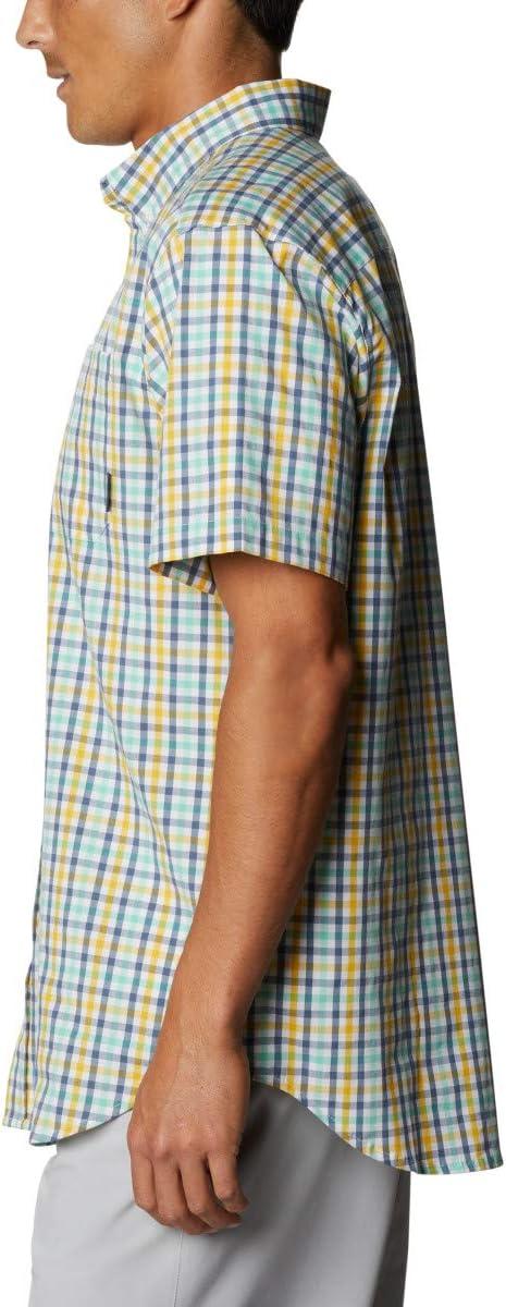 imageColumbia Mens Rapid Rivers II Short Sleeve ShirtYellow Gingham