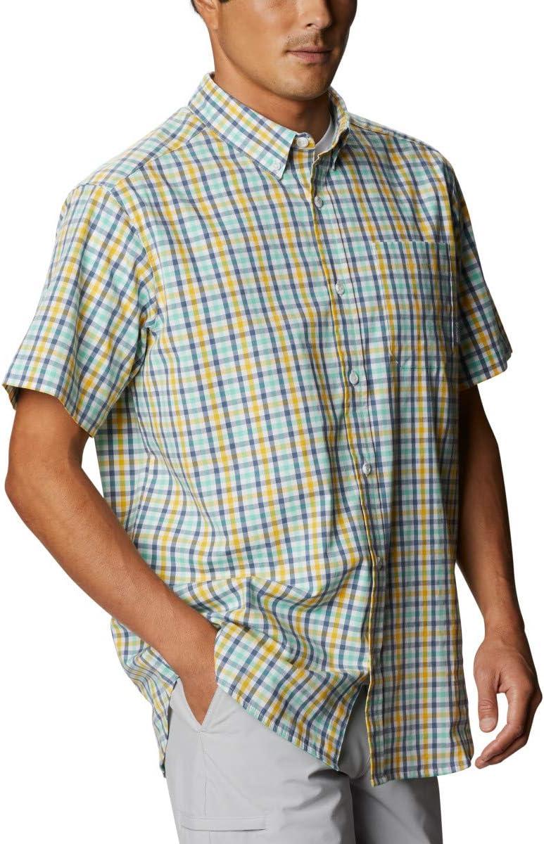 imageColumbia Mens Rapid Rivers II Short Sleeve ShirtYellow Gingham