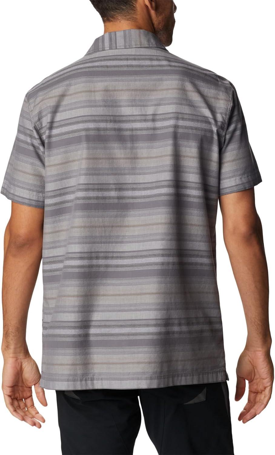 imageColumbia Mens Scenic Ridge Short SleeveCity Grey Stripe