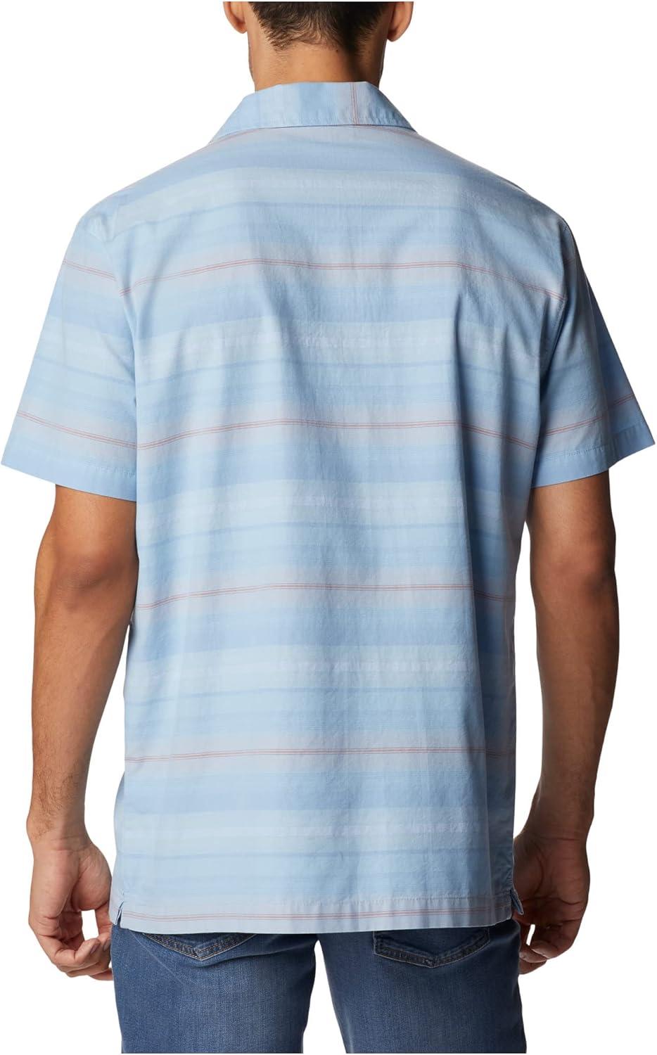 imageColumbia Mens Scenic Ridge Short SleeveJet Stream Stripe