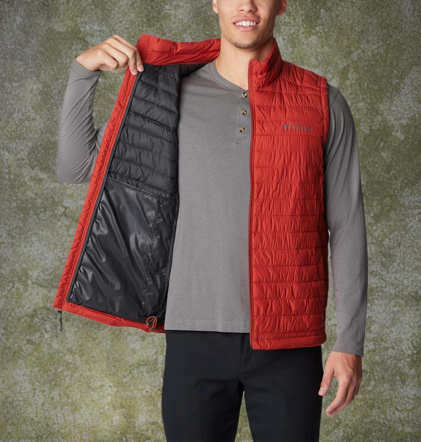 imageColumbia Mens Silver Falls VestWarp Red
