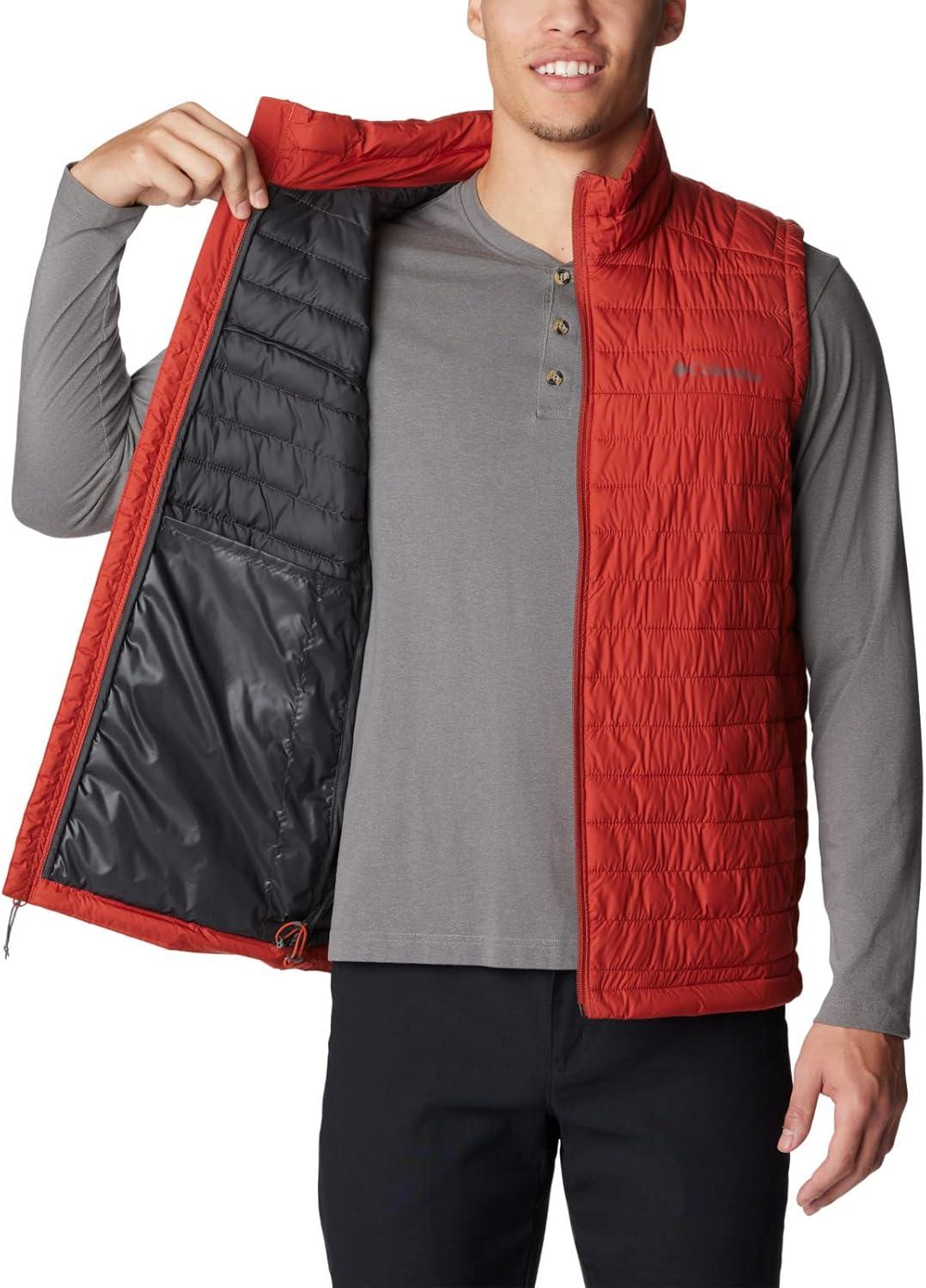 imageColumbia Mens Silver Falls VestWarp Red