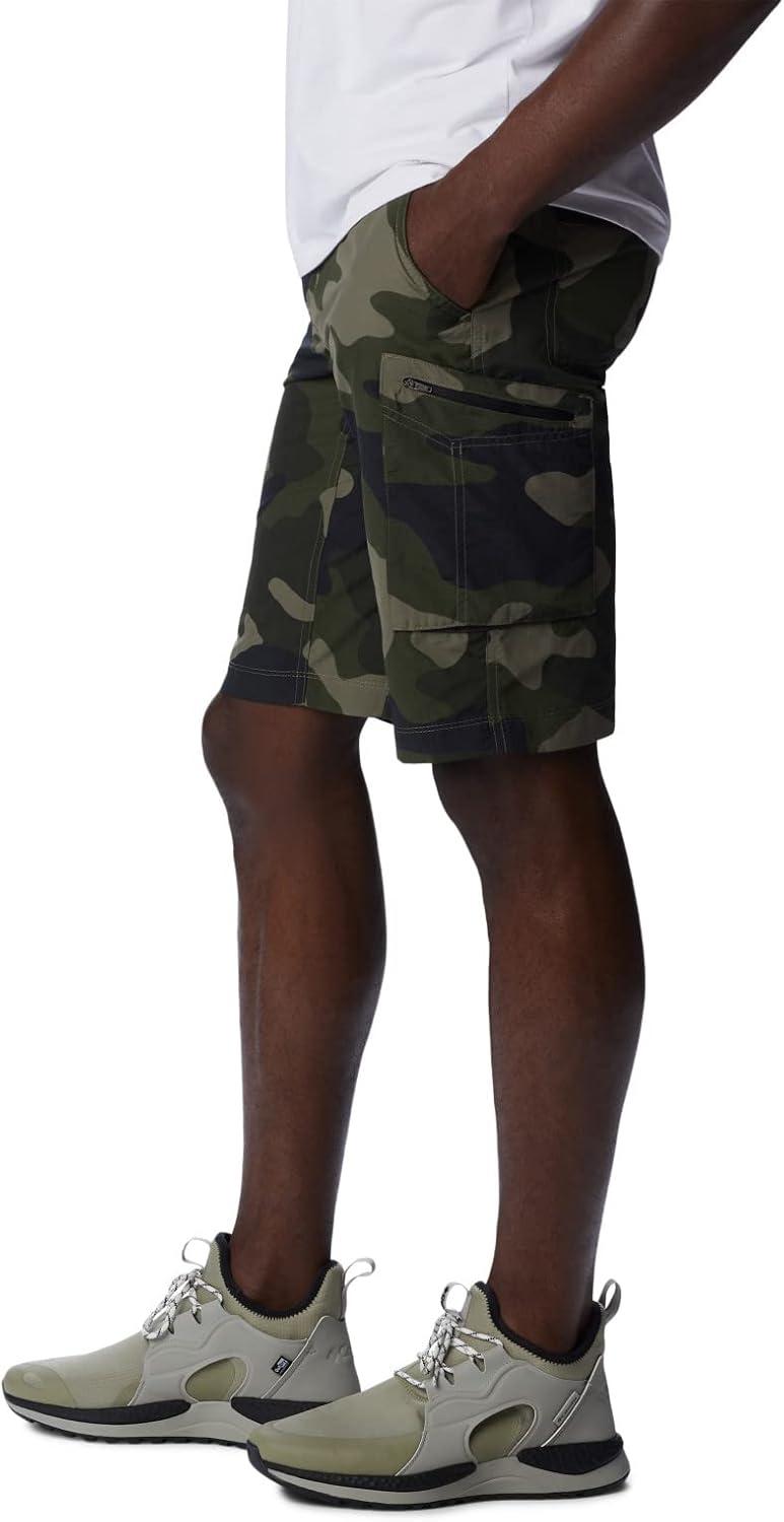 imageColumbia Mens Silver Ridge Printed Cargo ShortStone Green Mod Camo