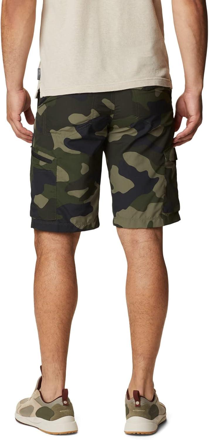 imageColumbia Mens Silver Ridge Printed Cargo ShortStone Green Mod Camo