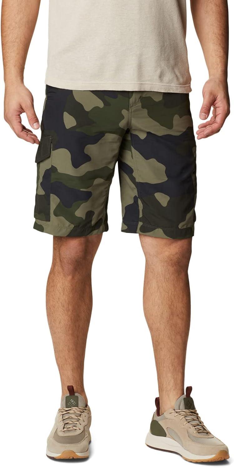 imageColumbia Mens Silver Ridge Printed Cargo ShortStone Green Mod Camo