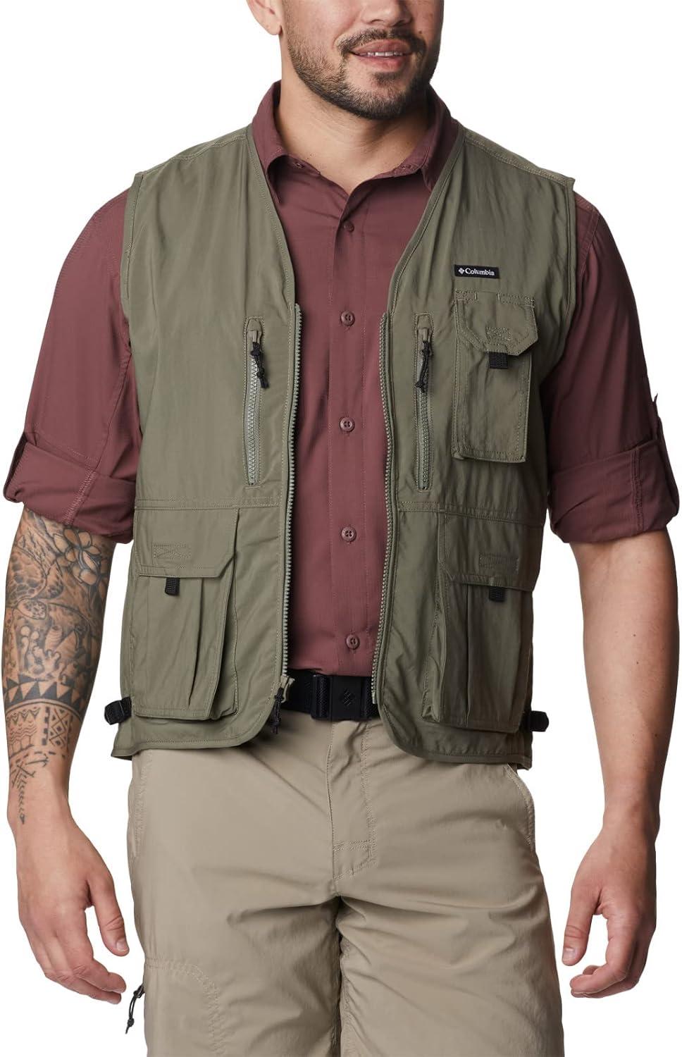 imageColumbia Mens Silver Ridge Utility VestStone Green