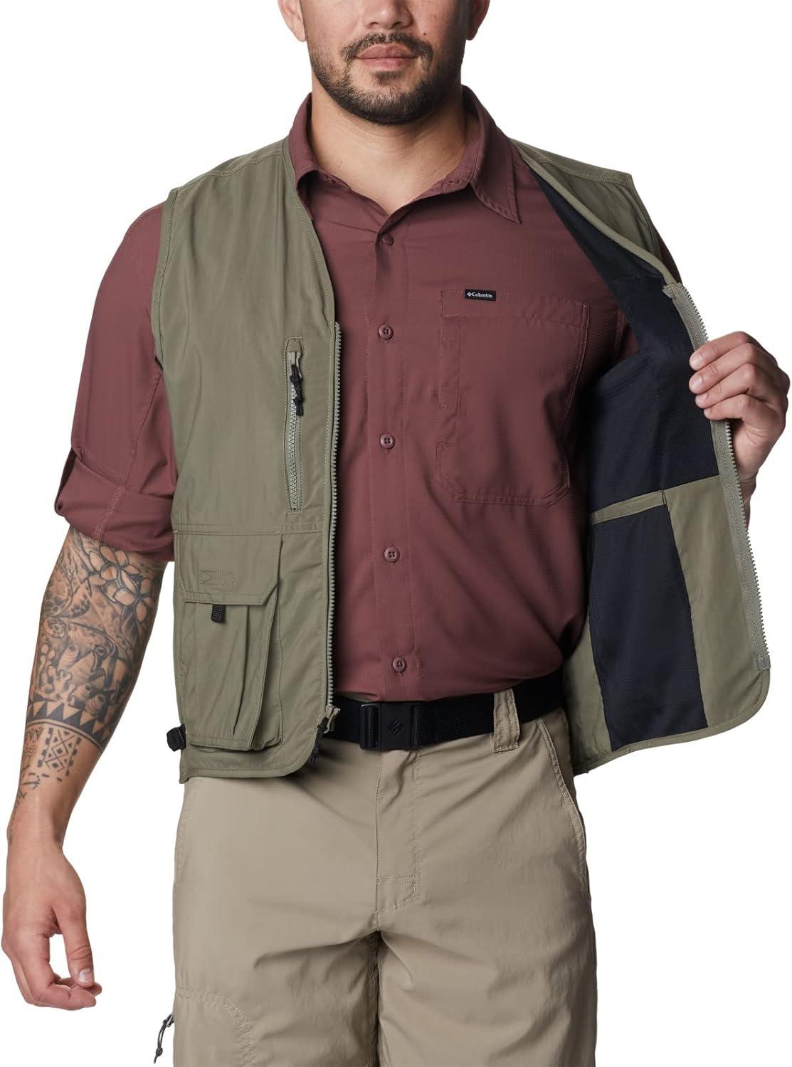 imageColumbia Mens Silver Ridge Utility VestStone Green