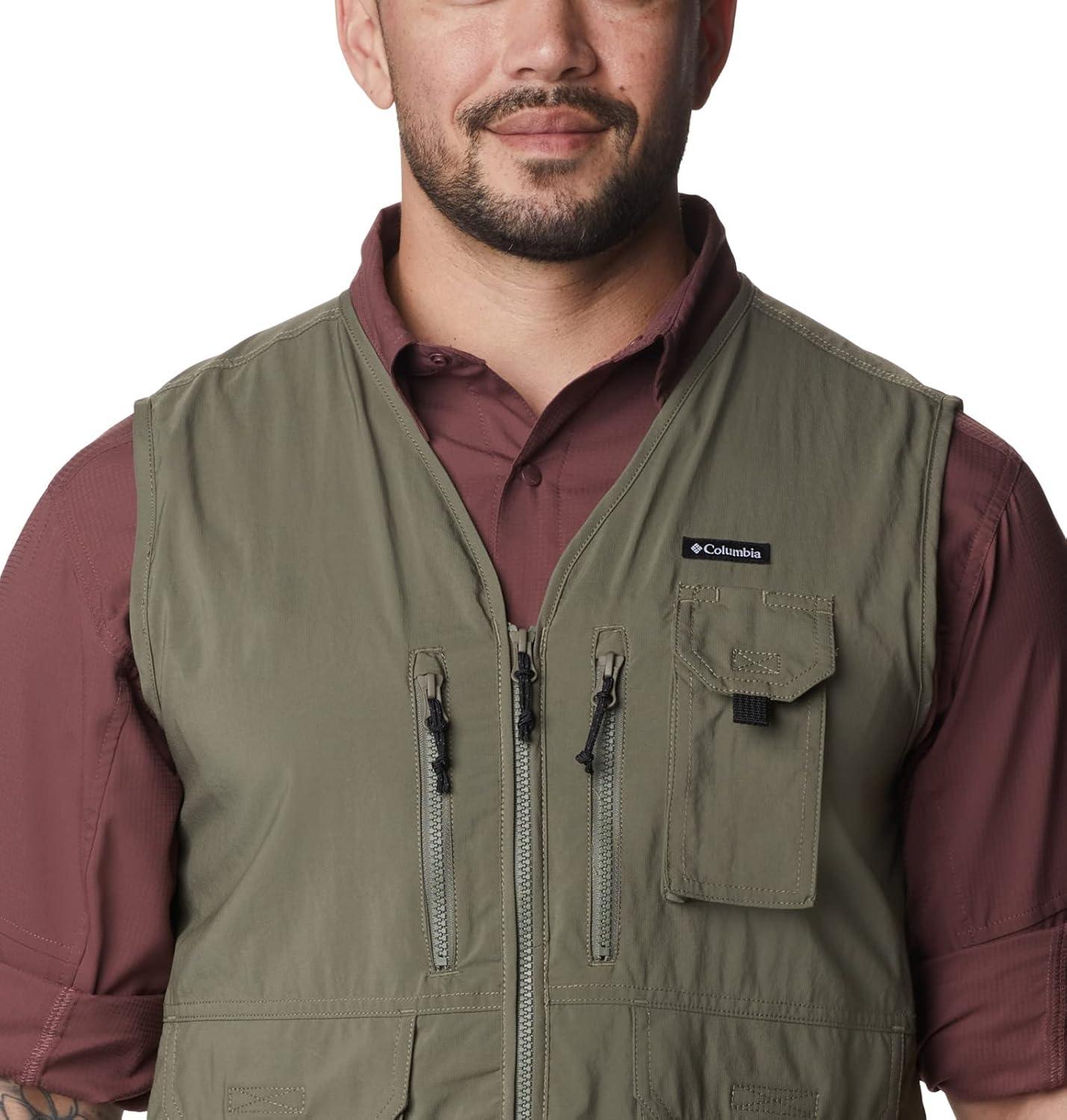 imageColumbia Mens Silver Ridge Utility VestStone Green