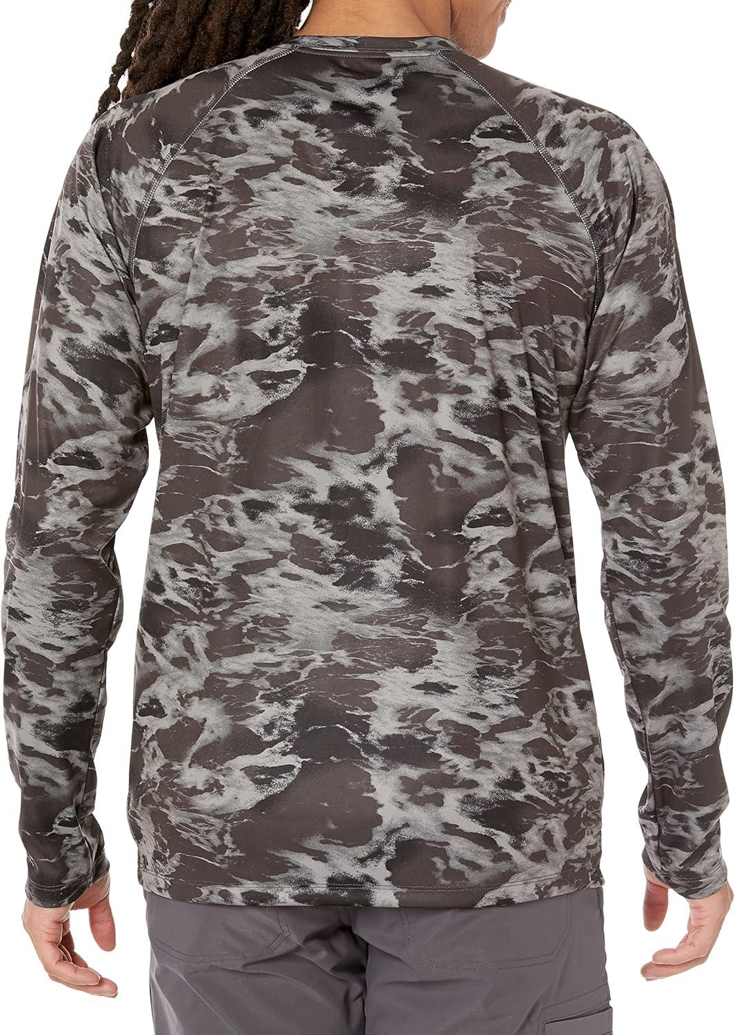 imageColumbia Mens Summerdry Printed Long SleeveBlack Natureal Waves
