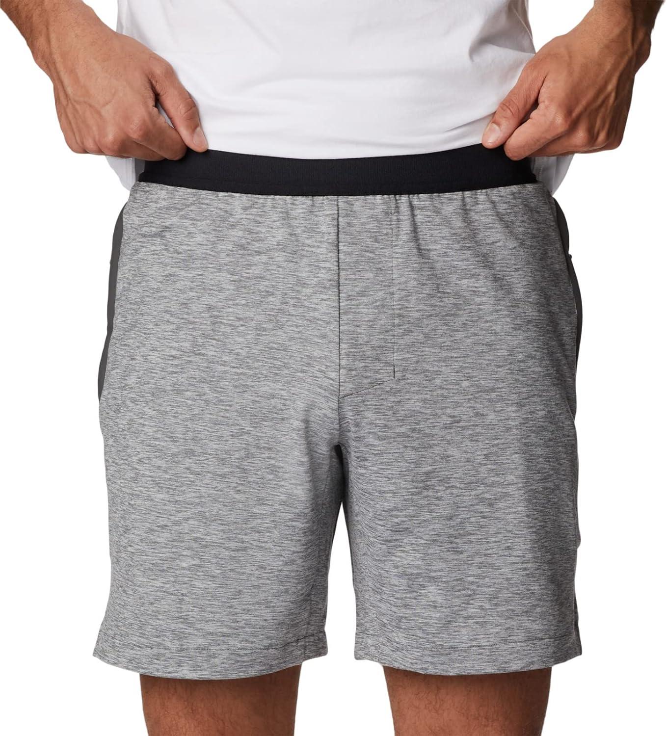 imageColumbia Mens Tech Trail Knit ShortCity Grey Heather