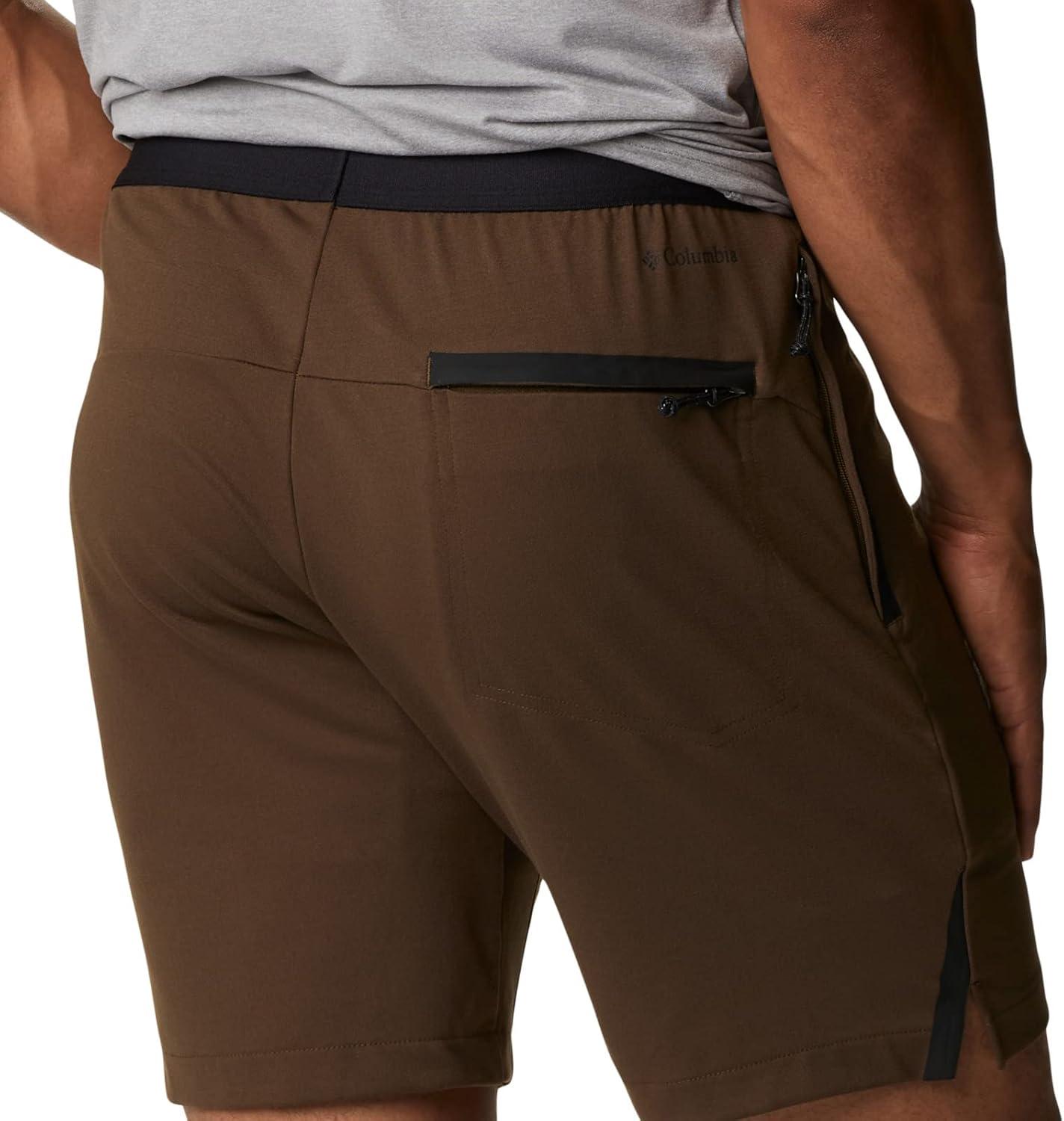 imageColumbia Mens Tech Trail Knit ShortOlive Green