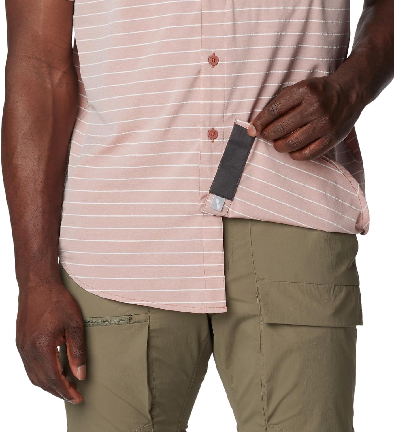 imageColumbia Mens Twisted Creek II Short Sleeve ShirtAuburn Horizontal Twisted Creek