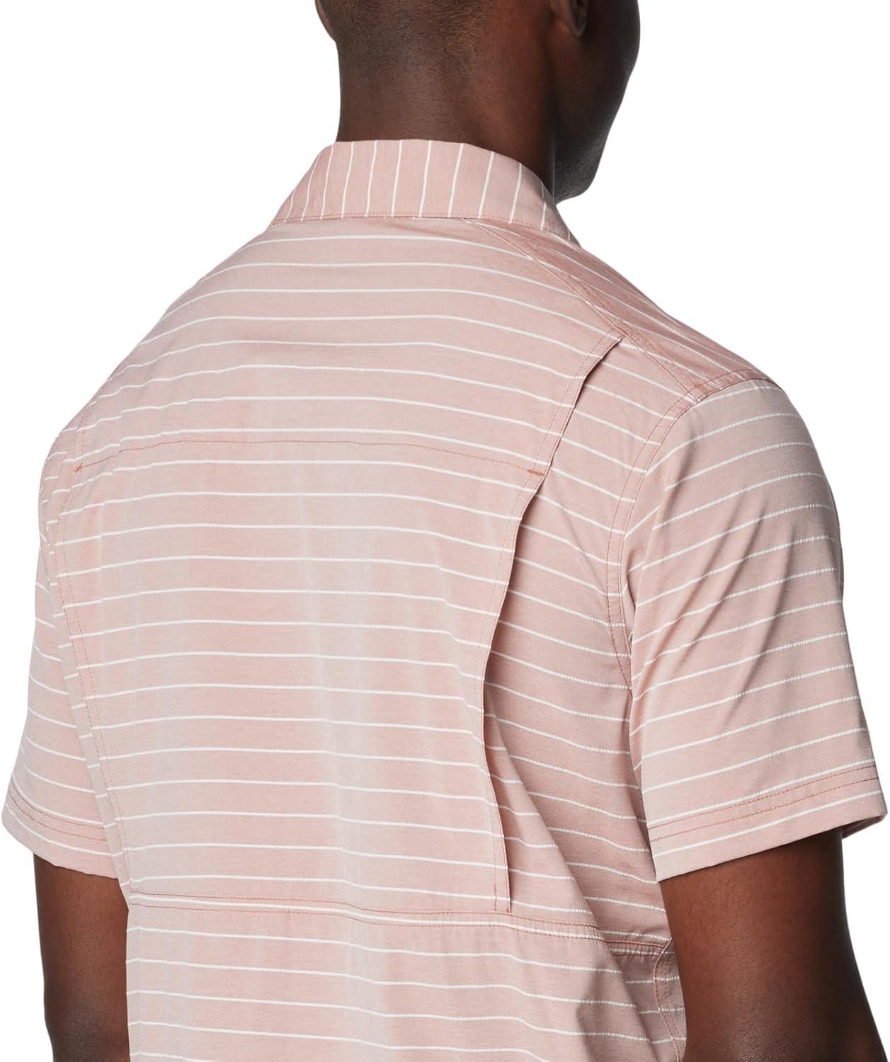 imageColumbia Mens Twisted Creek II Short Sleeve ShirtAuburn Horizontal Twisted Creek