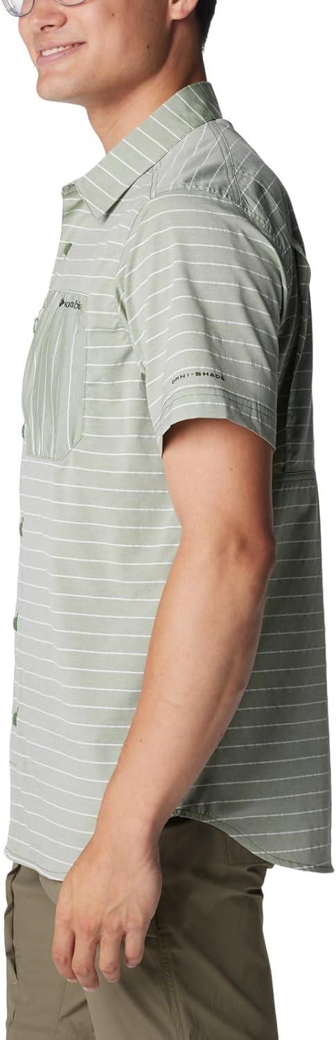 imageColumbia Mens Twisted Creek II Short Sleeve ShirtCanteen Horizontal Twisted Creek
